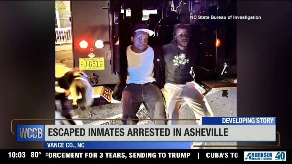 Escaped Nc Inmates Captured In Asheville