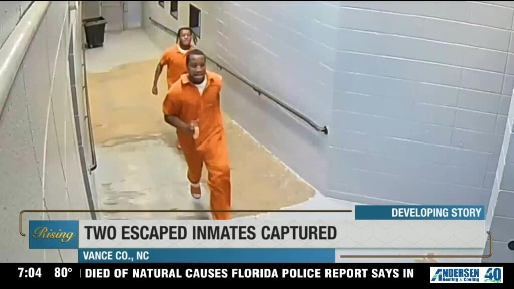 Escaped Vance County Inmates Captured In Asheville