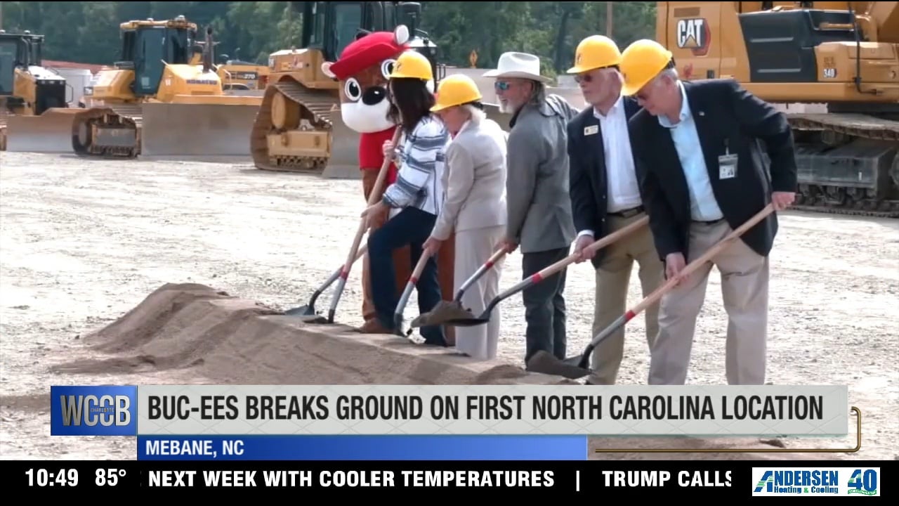 Buc-ee’s breaks ground on first North Carolina location - WCCB Charlotte
