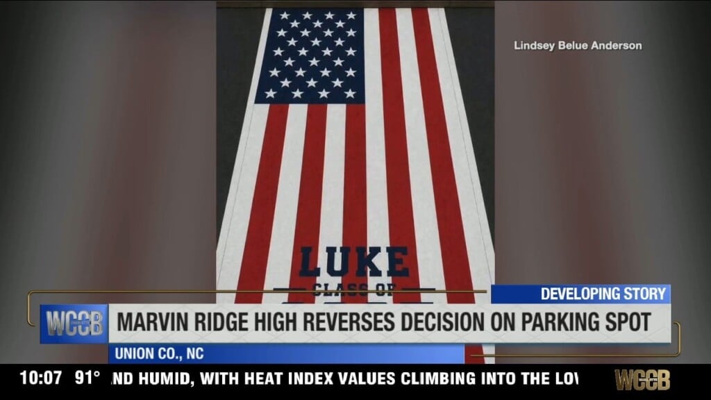 Marvin Ridge Hs Reverses Decision On Parking Space