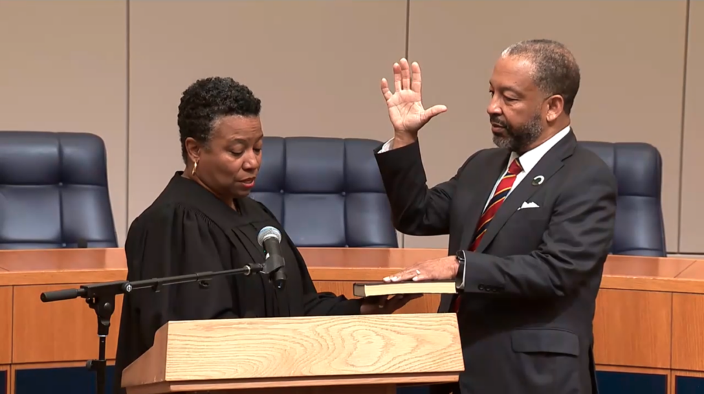 Rob Harrington Sworn In