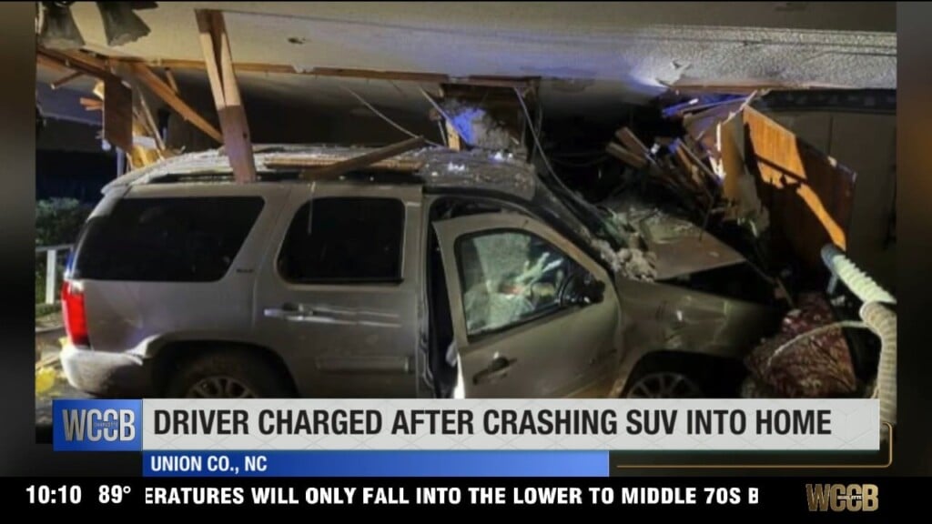 Driver Charged After Crashing Suv Into Home