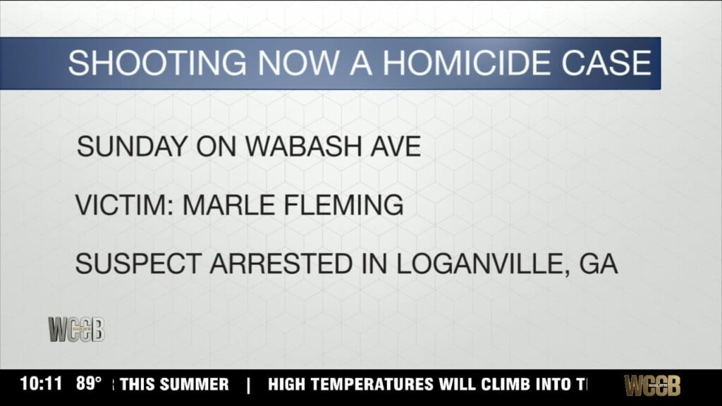 Shooting Now A Homicide Case