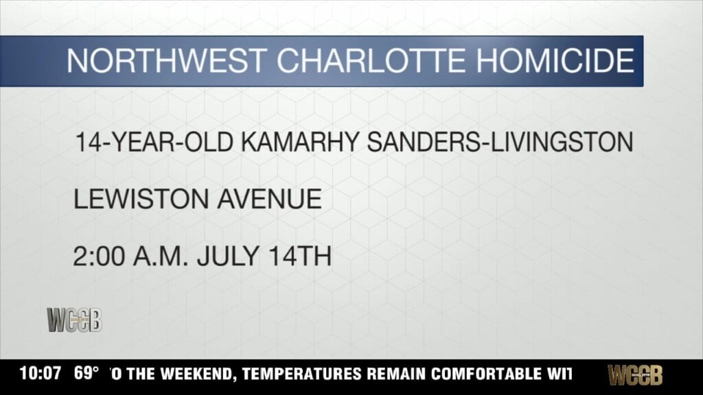 Nw Charlotte Homicide