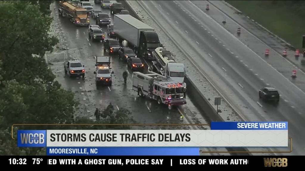 Storms Cause Traffic Delays