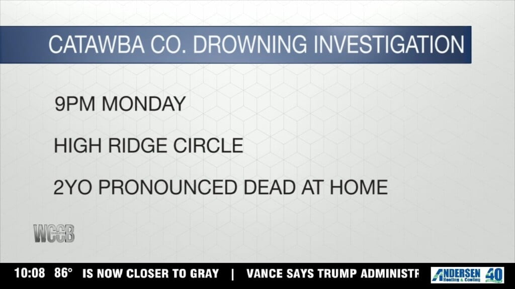 Catawba Co. Drowning