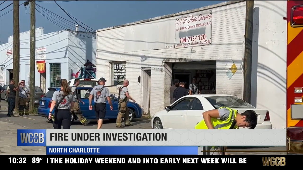 Fire under investigation - WCCB Charlotte