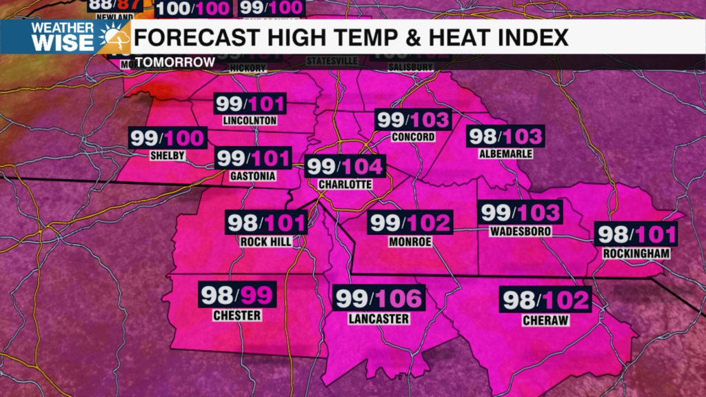 Forecast Highs Hi And Daypart Conditions Today