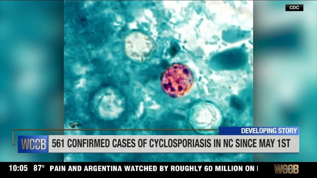 561 Confirmed Cases Of Cyclosporiasis In Nc Since May 1