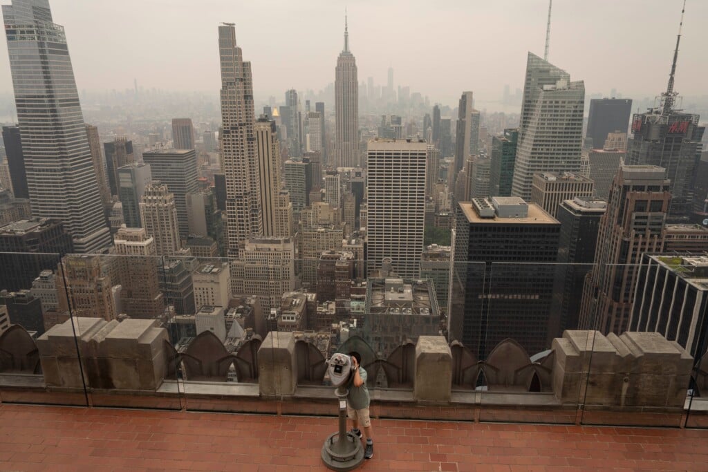 New York Climate Wildfires Smoke
