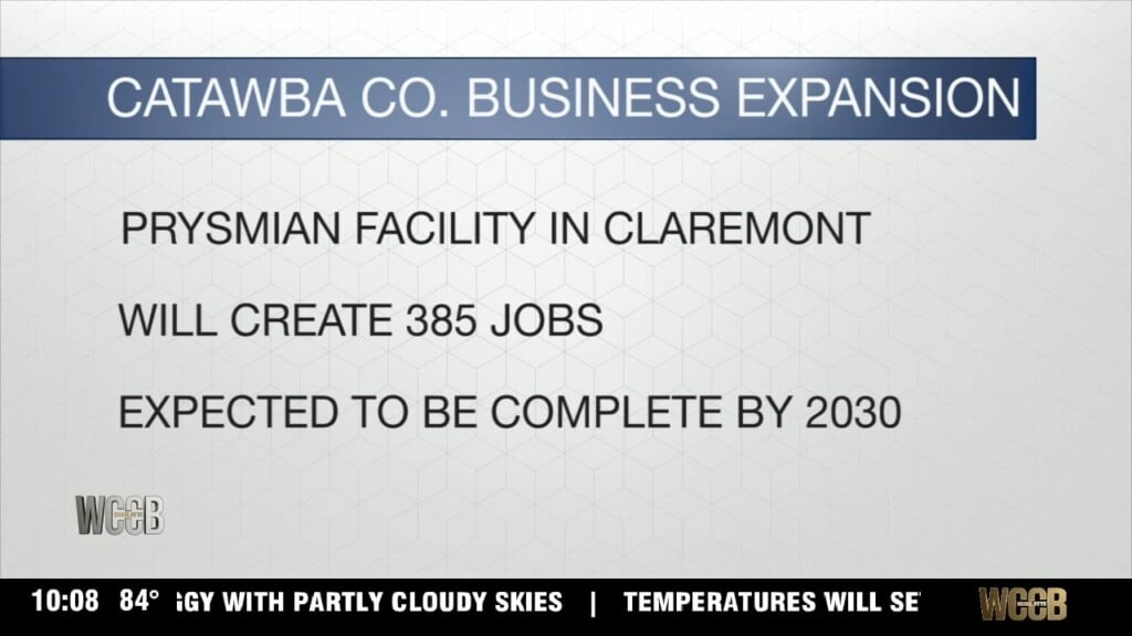 New Jobs In Catawba Co.