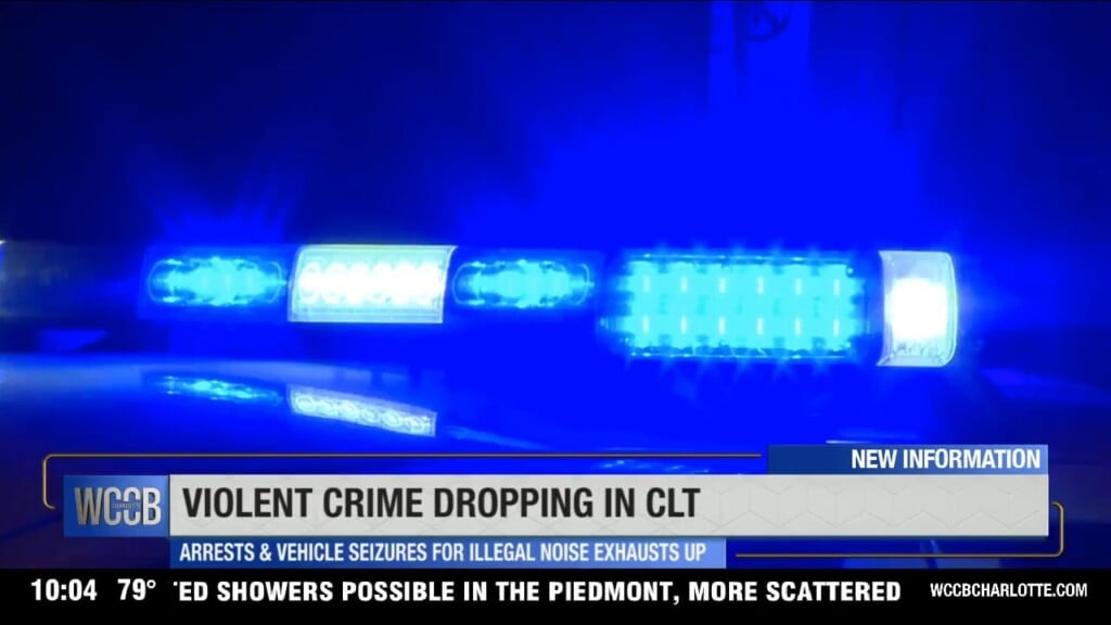 Violent Crime Dropping In Charlotte