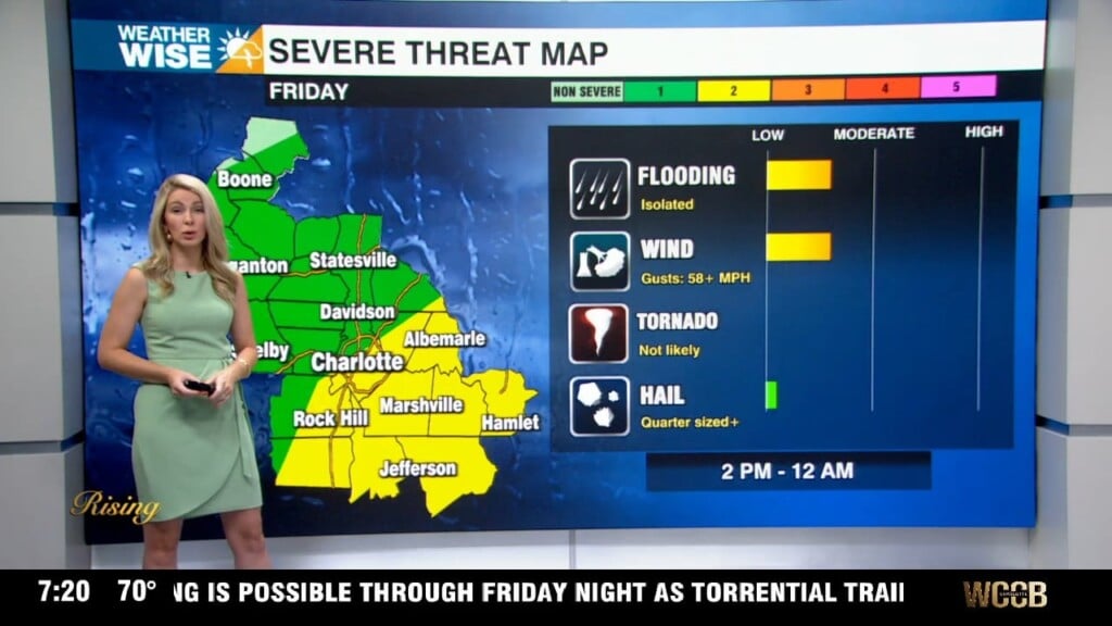 Isolated Severe Storms And Flooding Possible Friday