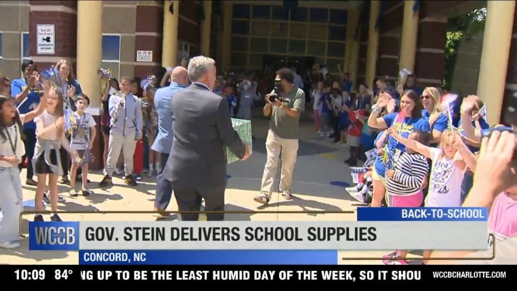Gov. Stein Delivers School Supplies