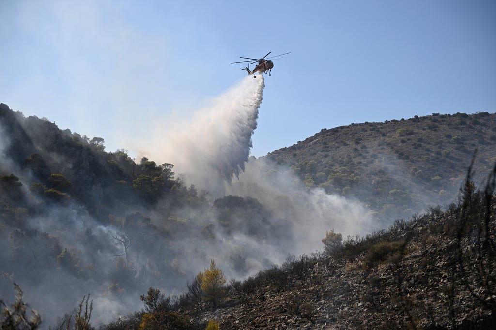 Aptopix Greece Wildfire