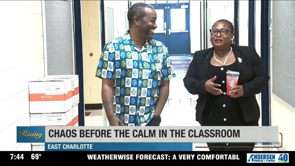 Chaos Before The Calm In This Cms Classroom