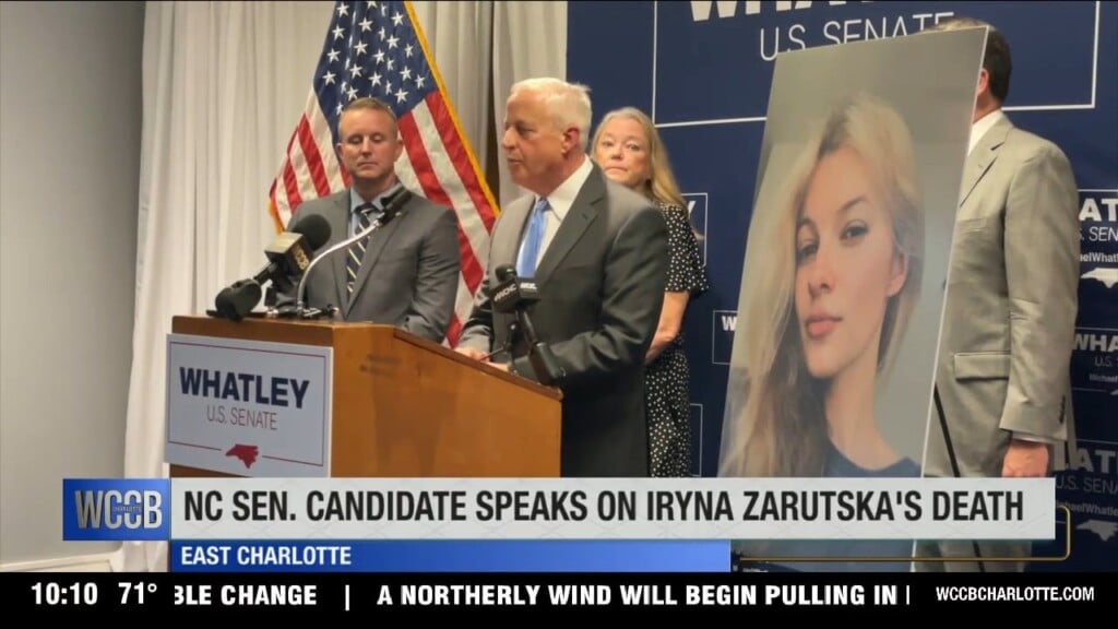 Us Senate Candidate Speaks On Iryna Zarutska Death
