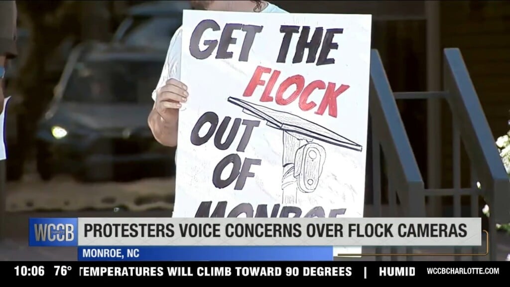 Monroe Protest Against Flock Cameras