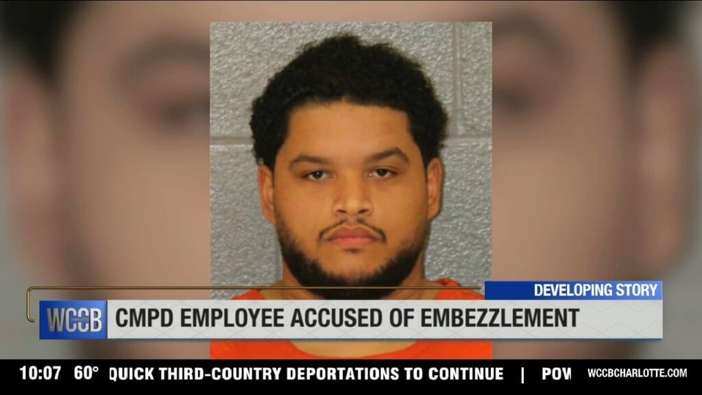 Cmpd Employee Accused Of Embezzlement
