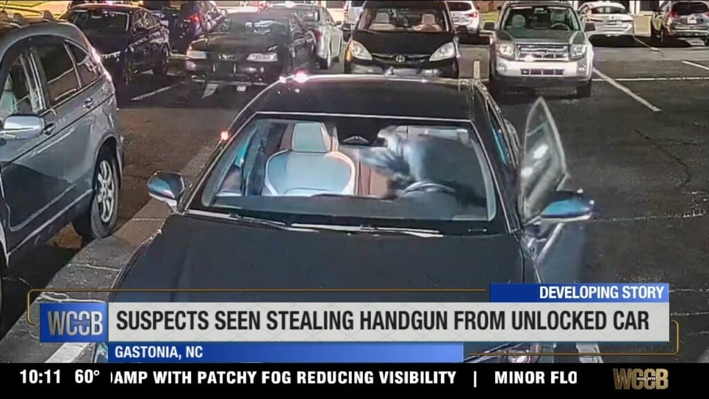 Suspects Seen Stealing Gun From Car