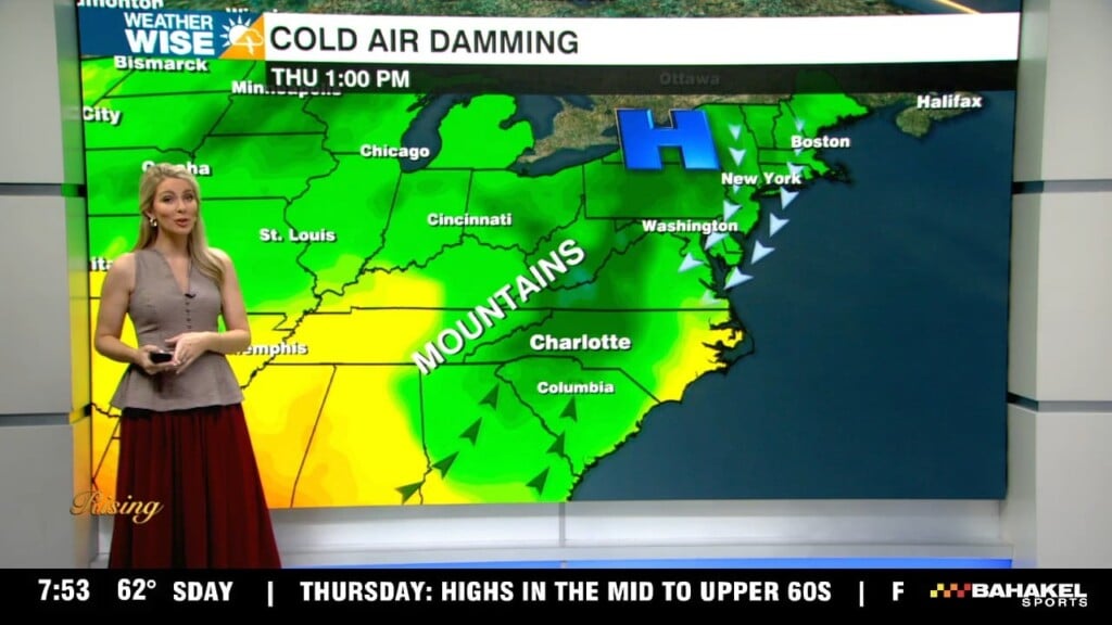 Cold Air Damming In Place