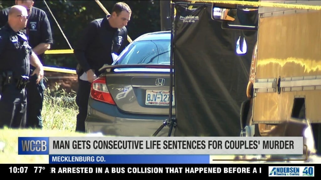 Man Gets Consecutive Life Sentences For Couples' Murder