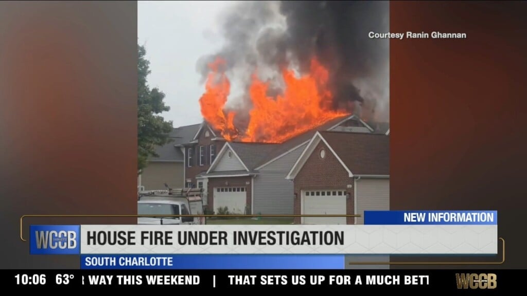 South Charlotte House Fire Under Investigation
