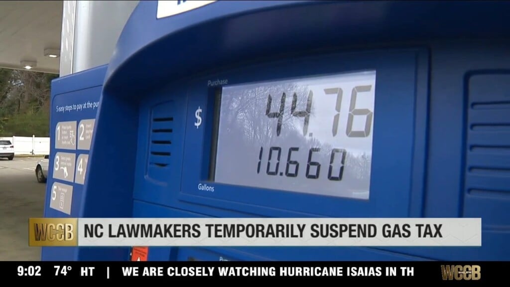 Nc Lawmakers Temporarily Suspend Gas Tax