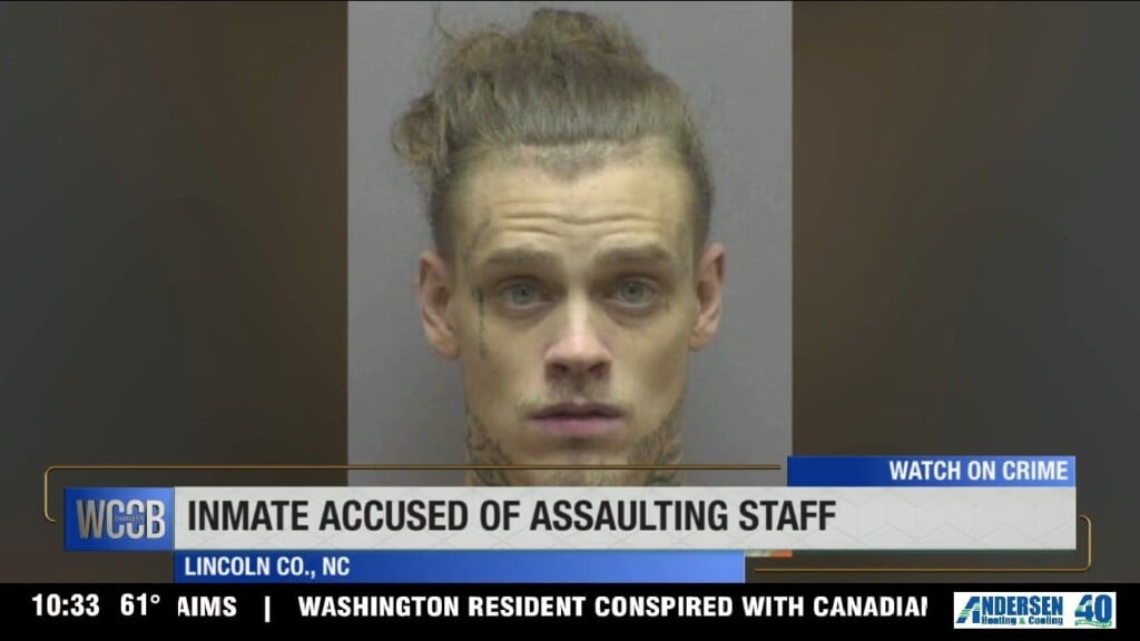 Inmate Accused Of Assaulting Staff