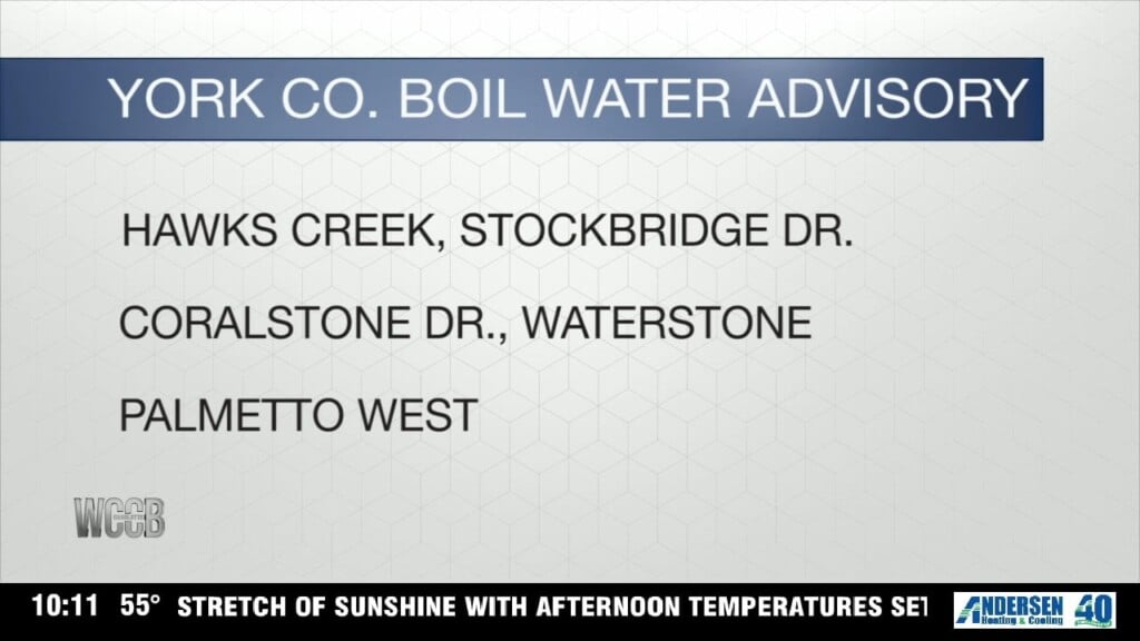 York Co. Boil Water Advisory