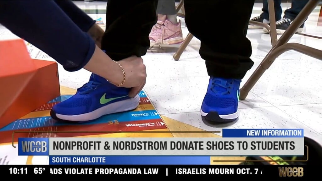 Nonprofit And Nordstrom Donate Shoes To Students