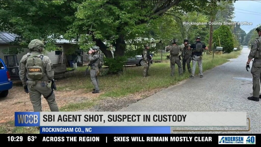 Nc Sbi Agent Shot, Suspect In Custody