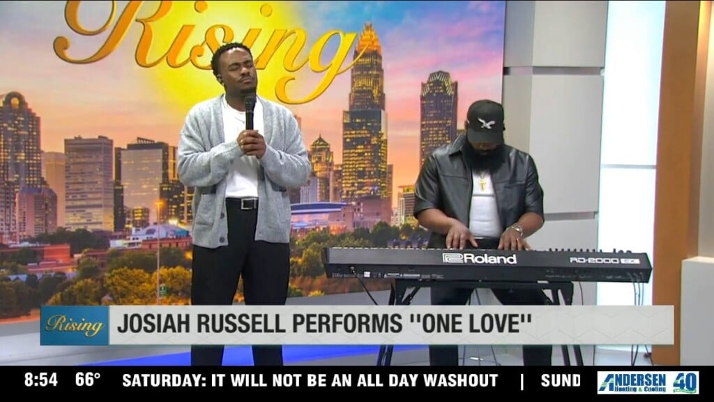 Gospel Singer, Josiah Russell Performs His Song "one Love"