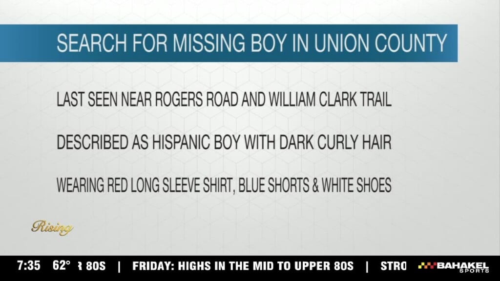 Missing Union County Boy