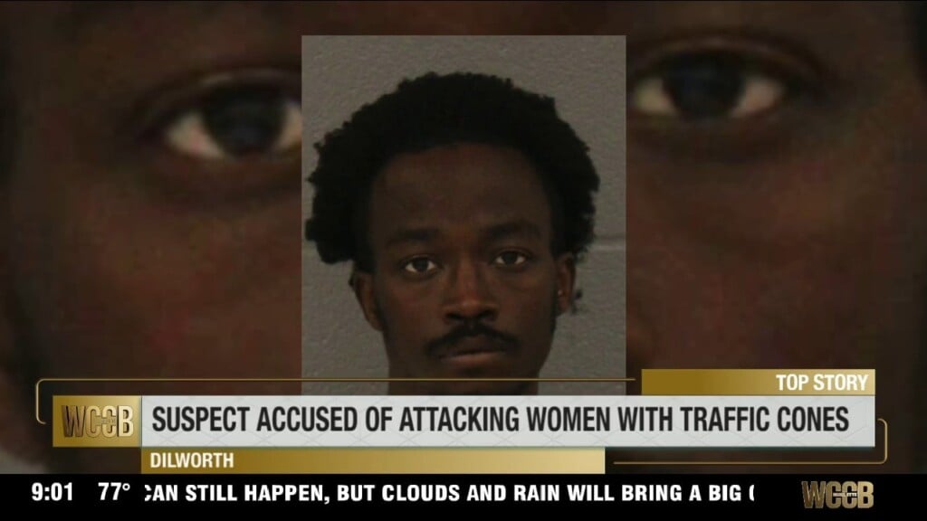 Suspect Accused Of Attacking Women With Traffic Cones