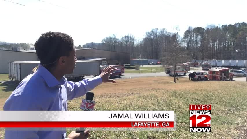 Jamal Williams at LaFayette fire