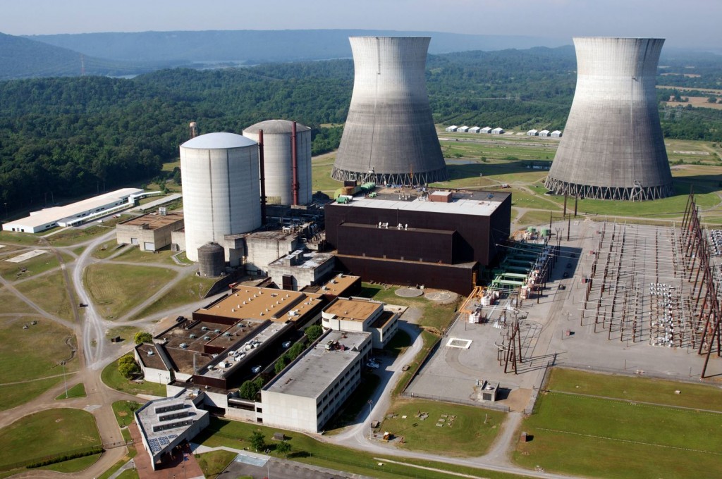 TVA aerial of Bellefonte plant