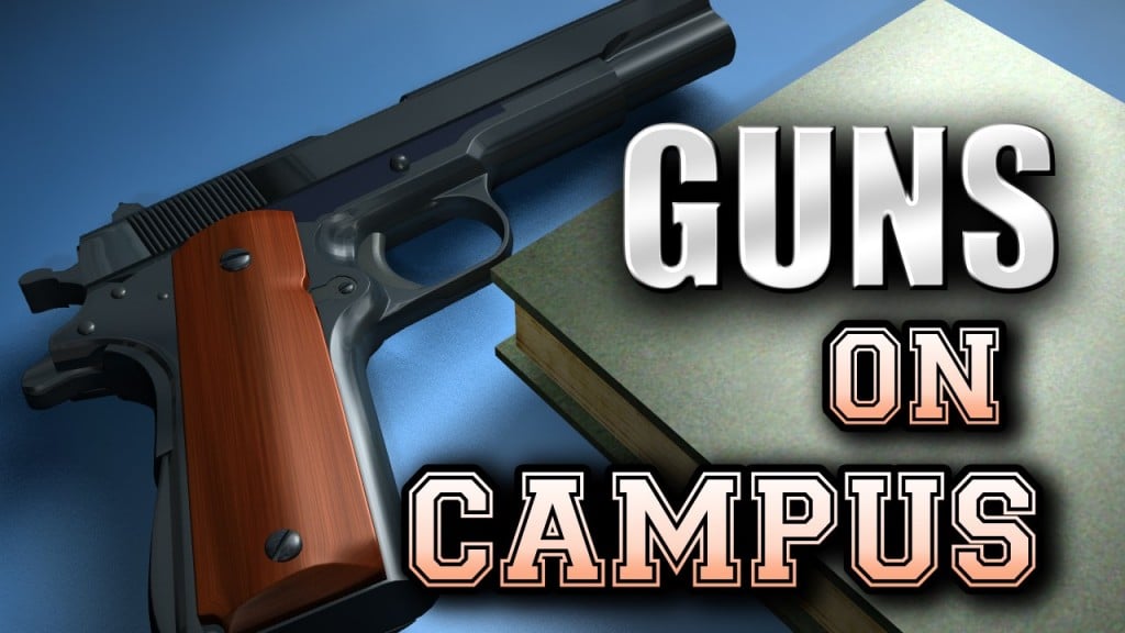graphic guns on campus