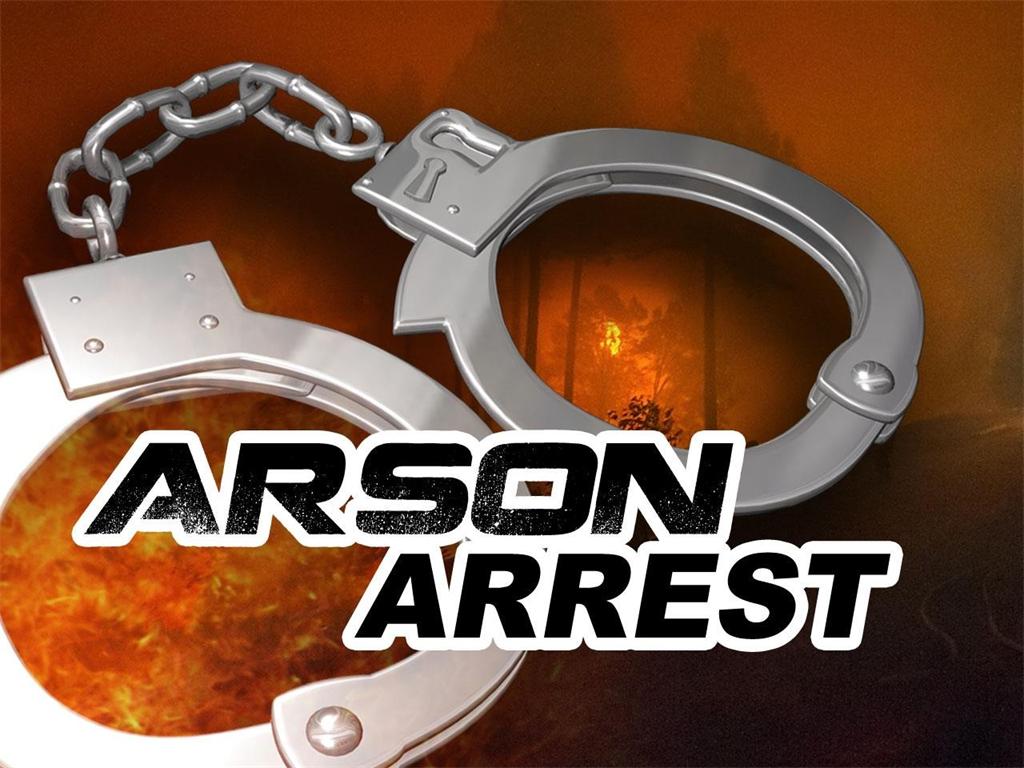Arson arrest graphic