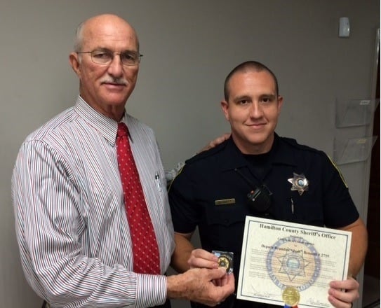 Hamilton County Sheriff's Deputy Receives Commendation - WDEF