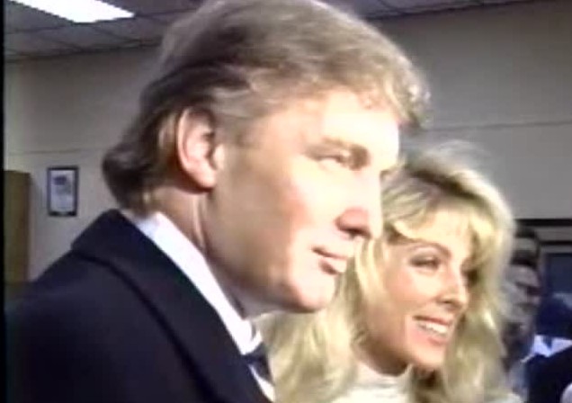 Donald Trump and Marla Maples in 1991