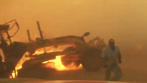 car plunged off Big Ridge