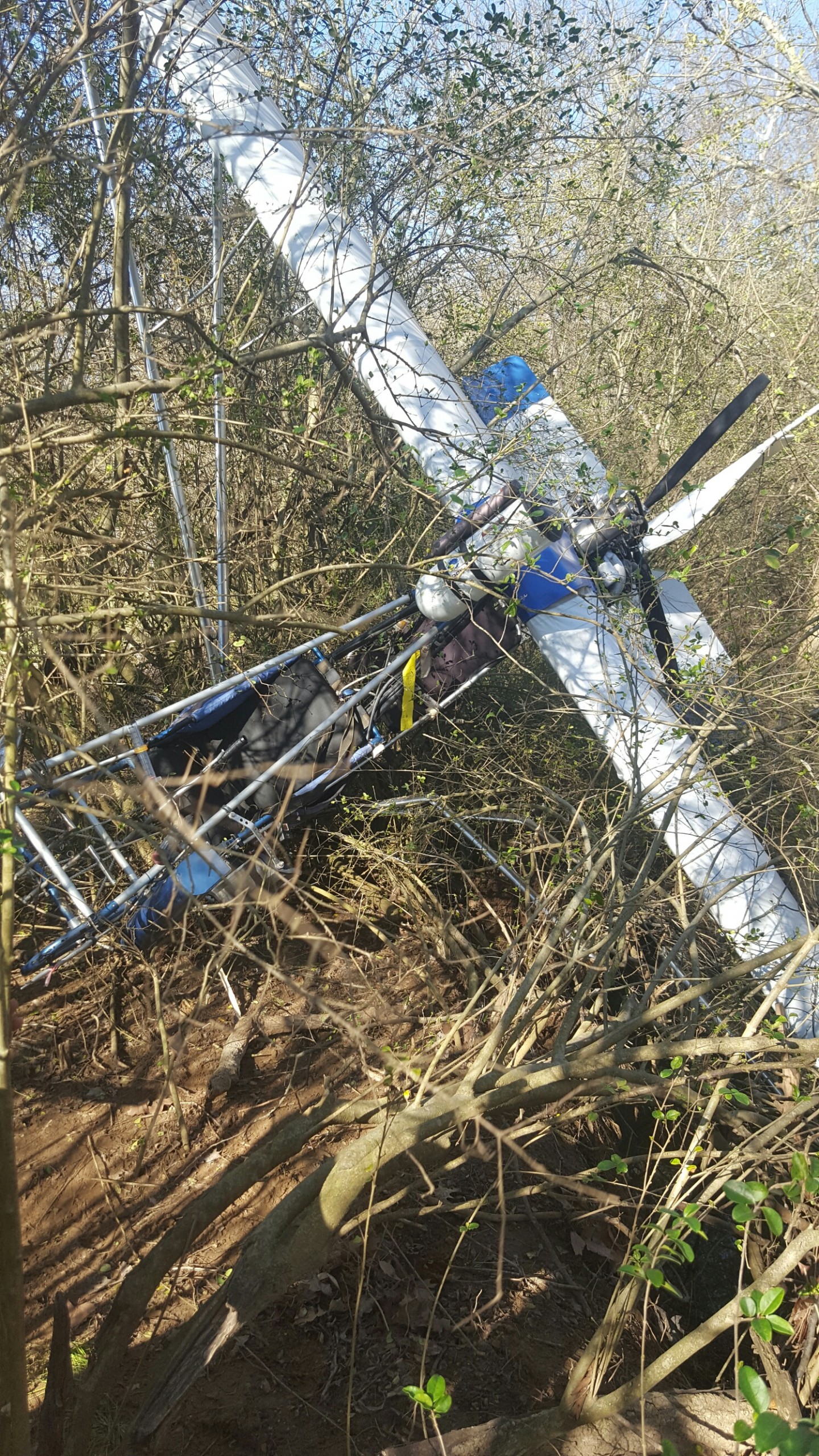 Ultralight crashes near Creek Road WDEF