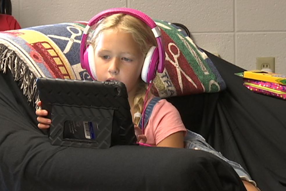 flexible seating at Graysville Elementary classroom