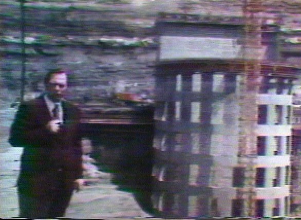 Ray White standup in front of lake intake circa 1977