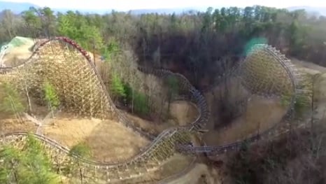 Opening Delayed for Dollywood's Lightning Rod Wooden Coaster - WDEF