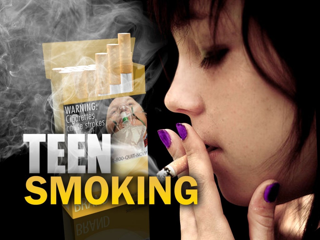 teen smoking graphic