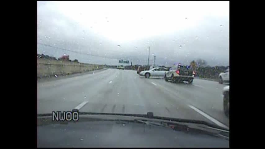 Dashcam of high speed chase