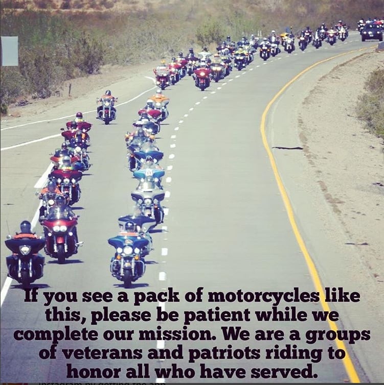 veterans motorcycle ride