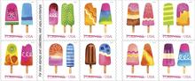This image provided by the U.S. Postal Service shows scratch-and-sniff stamps. The stamps depict watercolor illustrations by California artist Margaret Berg. (U.S. Postal Service via AP)